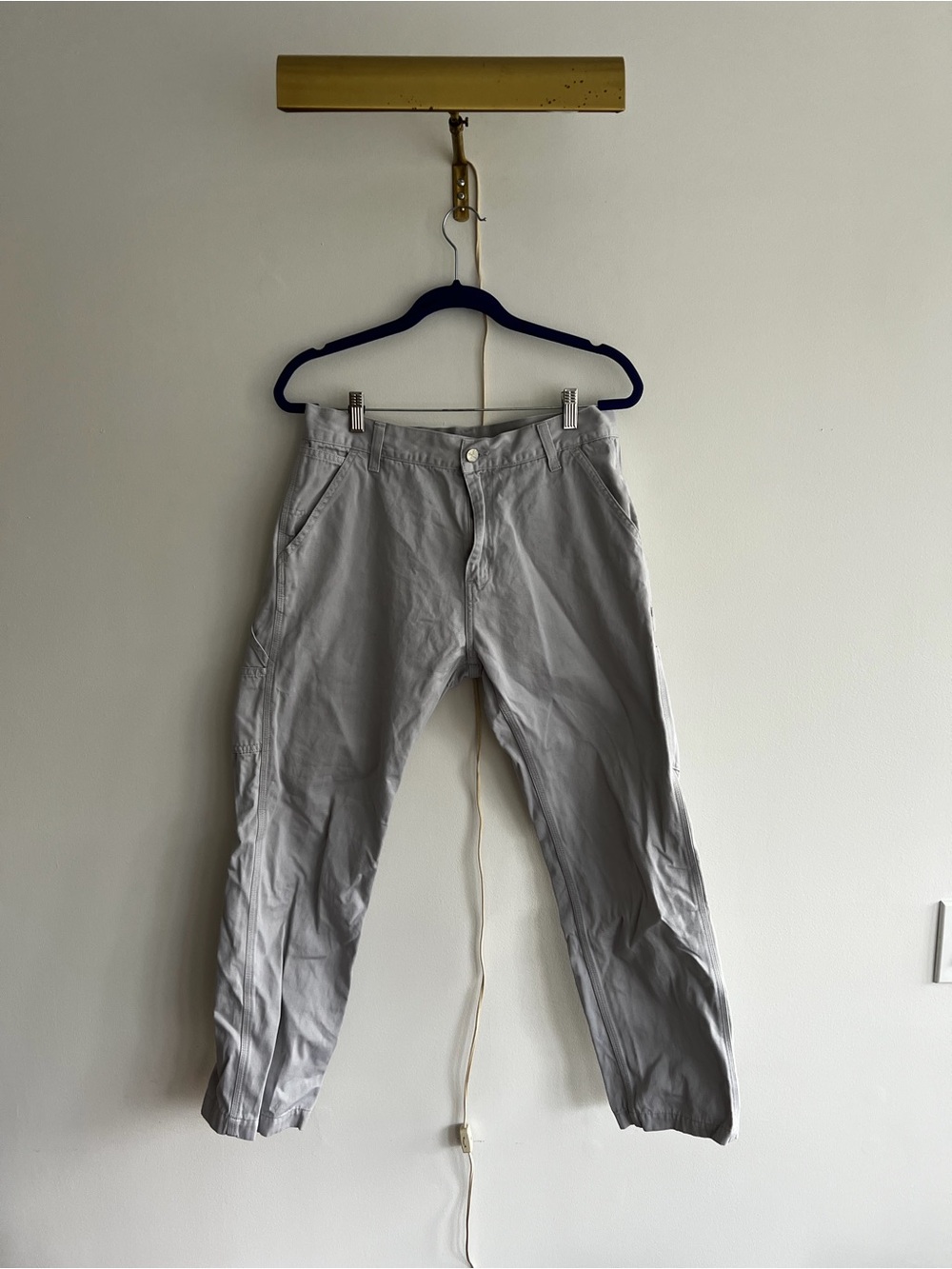 Men's Light Gray Casual Pants CARHARTT
